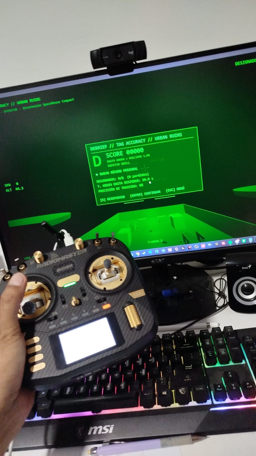 RadioMaster Boxer volando GHOST OPERATOR